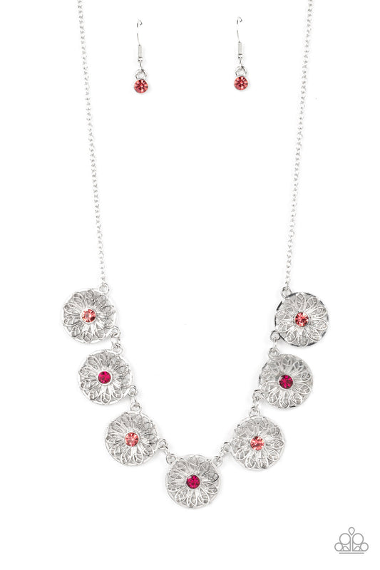 Garden Greetings - Pink Paparazzi Necklace