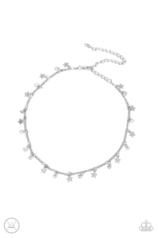 Little Lady Liberty - White Paparazzi Necklace