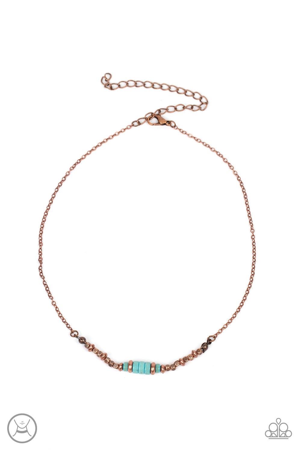 Retro Rejuvenation - Copper Paparazzi Choker Necklace