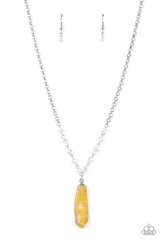 Magical Remedy - Yellow Paparazzi Necklace
