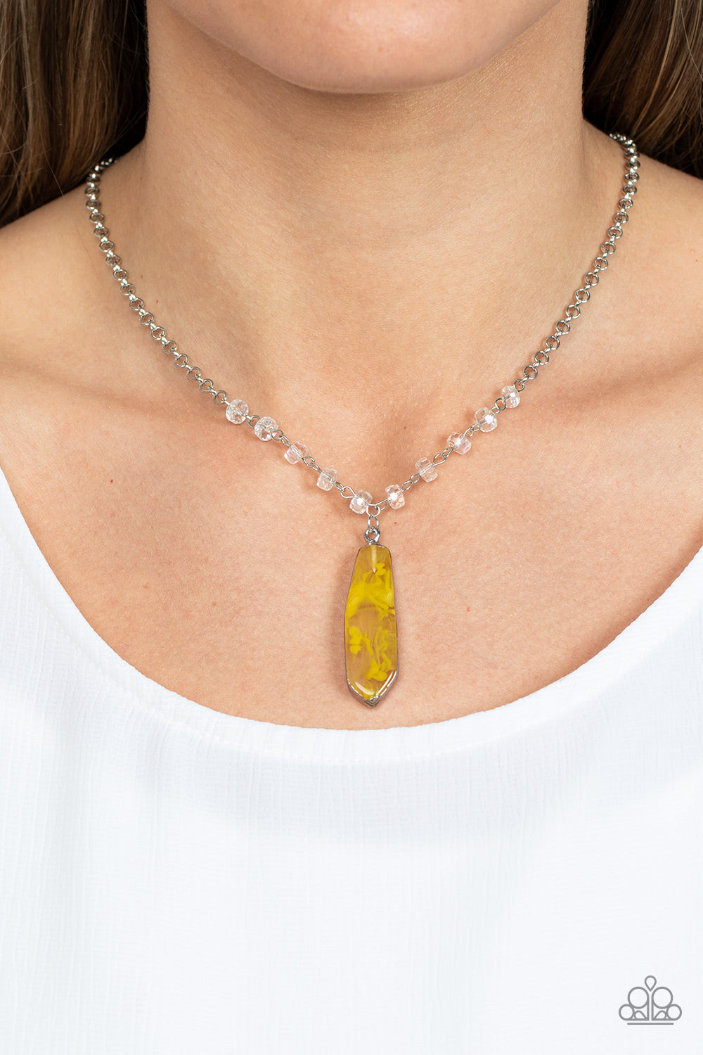 Magical Remedy - Yellow Paparazzi Necklace