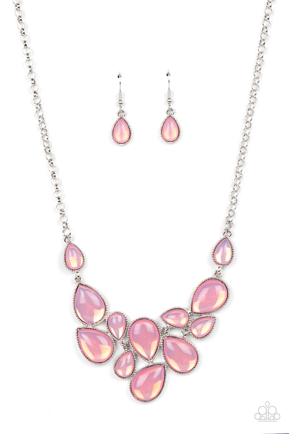 Keeps GLOWING and GLOWING - Pink Paparazzi Necklace