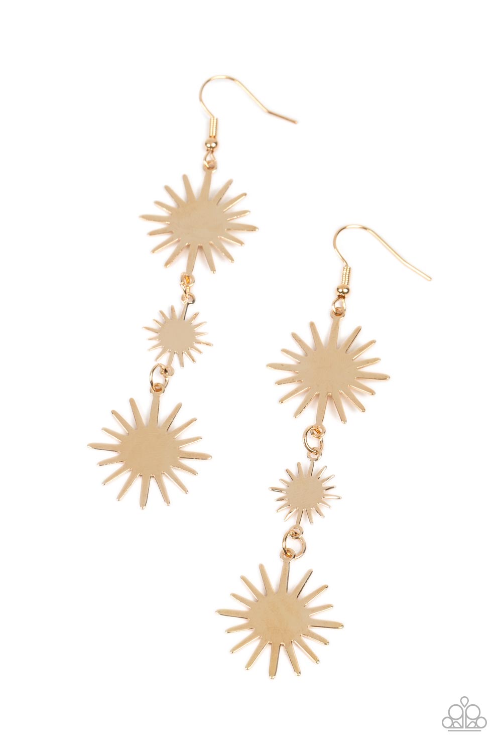 Solar Soul - Gold Paparazzi Earrings