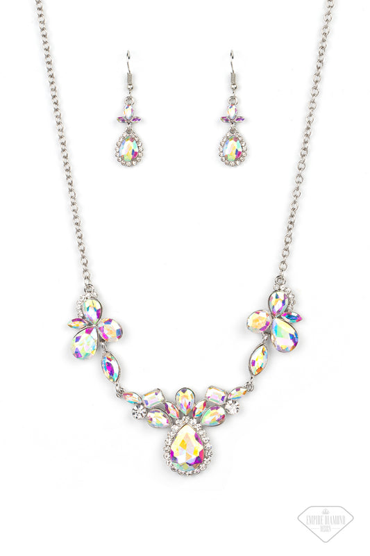 Intergalactic Icon - Multi Paparazzi Empire Diamond Exclusive Necklace