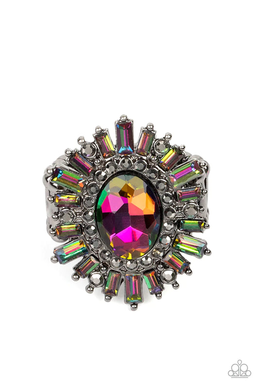 Astral Attitude Multi Paparazzi Ring