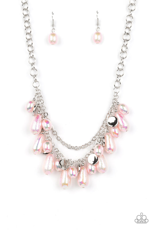 Interstellar Serenity - Pink Paparazzi Necklace