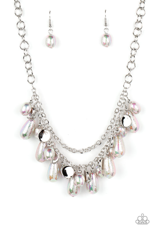 Interstellar Serenity - Silver Paparazzi Necklace