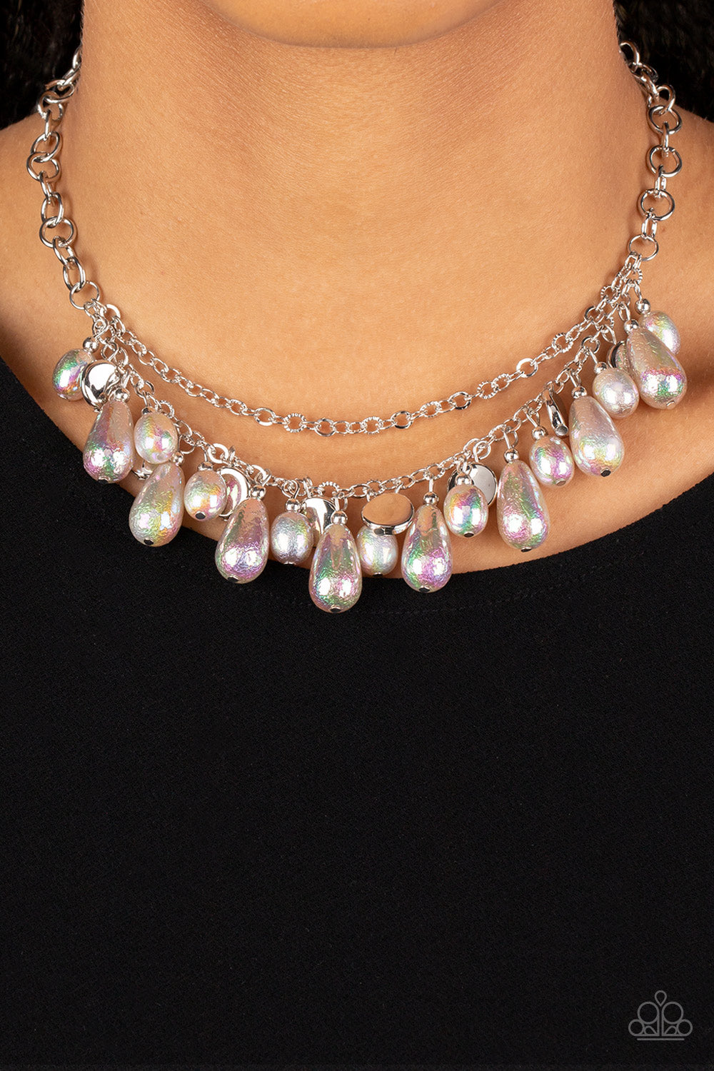 Interstellar Serenity - Silver Paparazzi Necklace