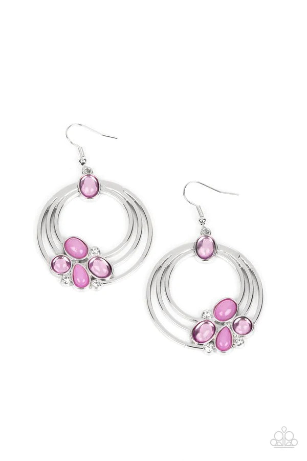 Dreamy Dewdrops Purple Paparazzi Earrings