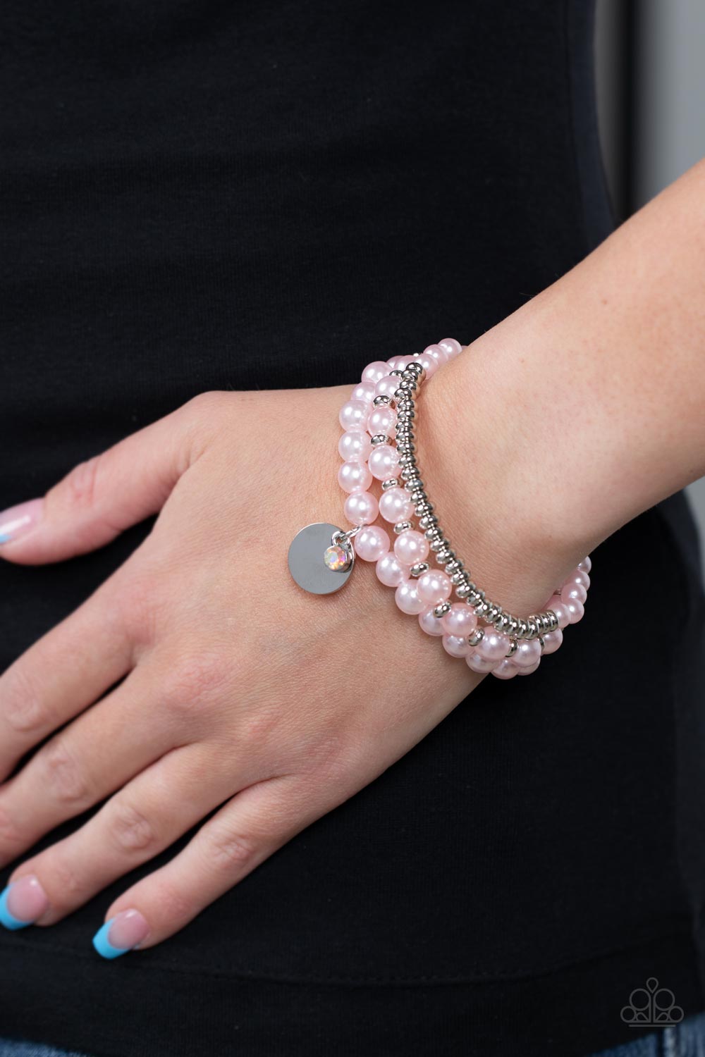 Pearly Professional - Pink Paparazzi Bracelet