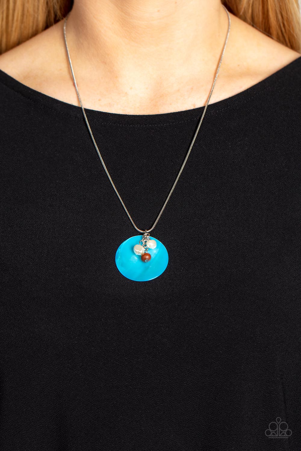 Beach House Harmony - Blue Paparazzi Necklace