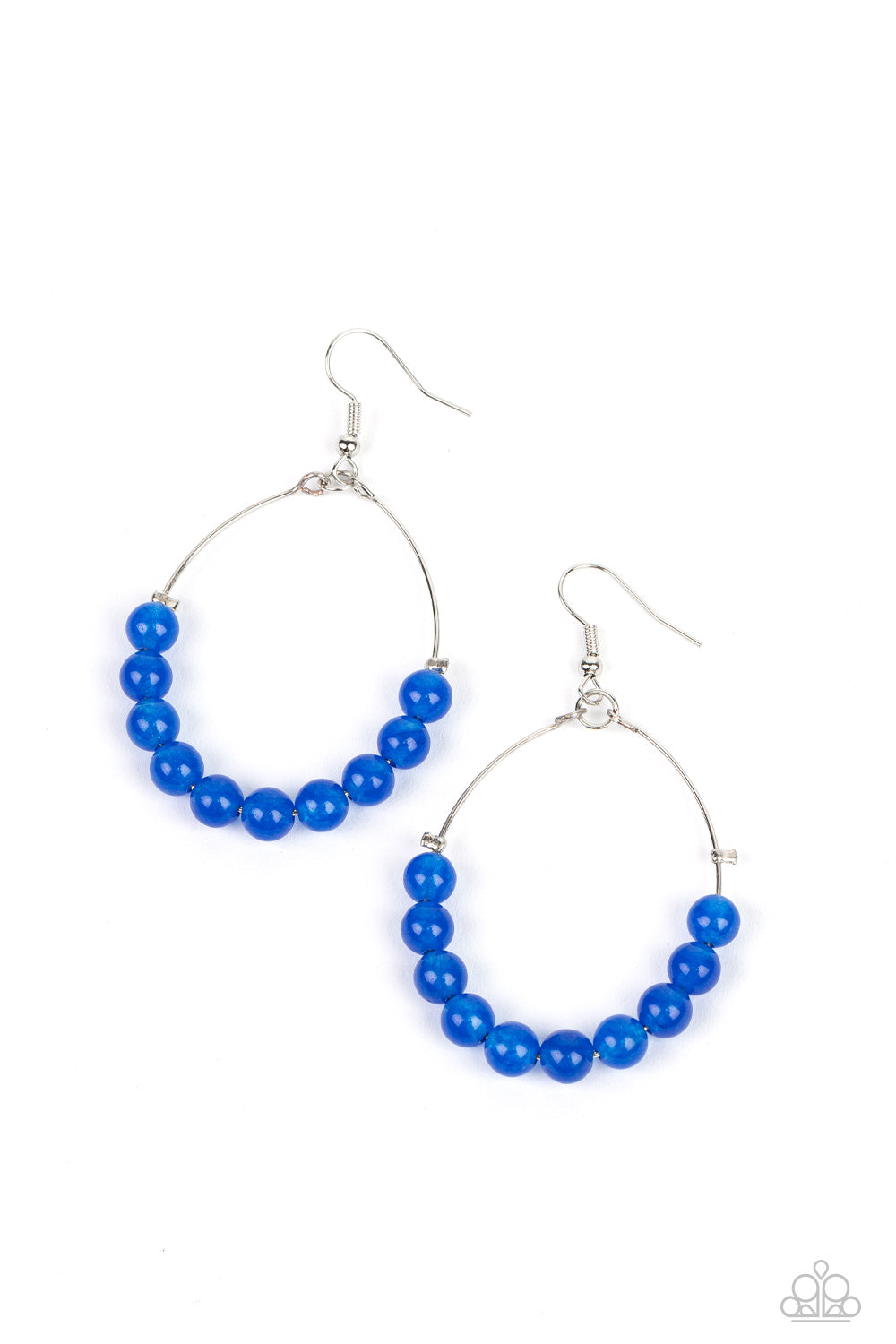 Catch a Breeze - Blue Paparazzi Earrings