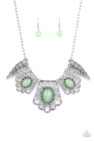 Paparazzi Necklace ~ Set in GEMSTONE - Green – Paparazzi Jewelry | Online  Store | DebsJewelryShop.com