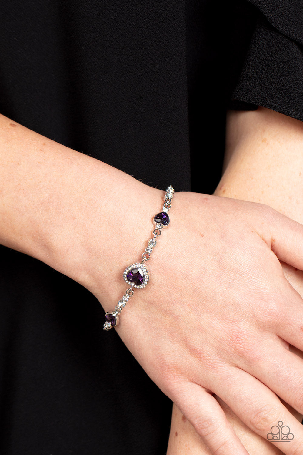 Amor Actually - Purple Paparazzi Bracelet