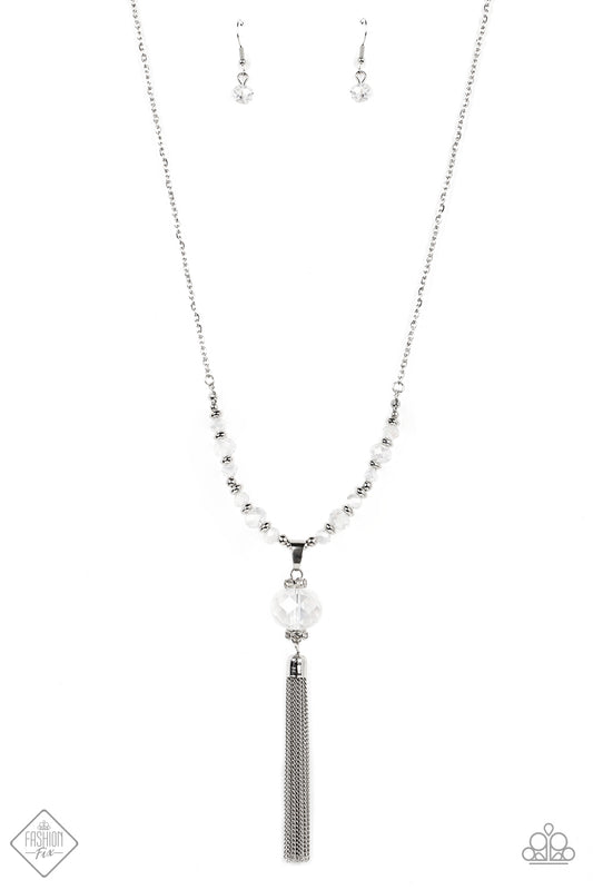One SWAY or Another White Paparazzi Fashion Fix Necklace