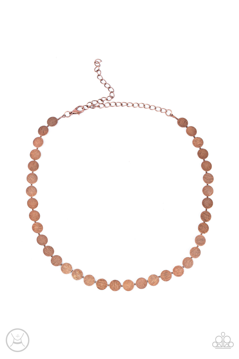 Flash Mob Flicker - Copper Paparazzi Choker Necklace
