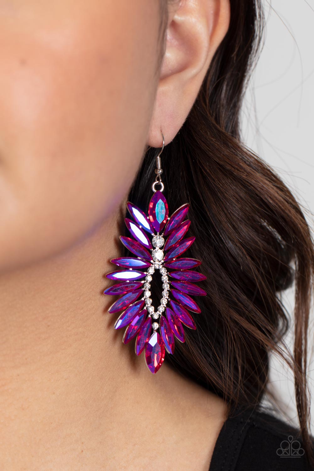 Turn up the Luxe - Pink Paparazzi Earrings