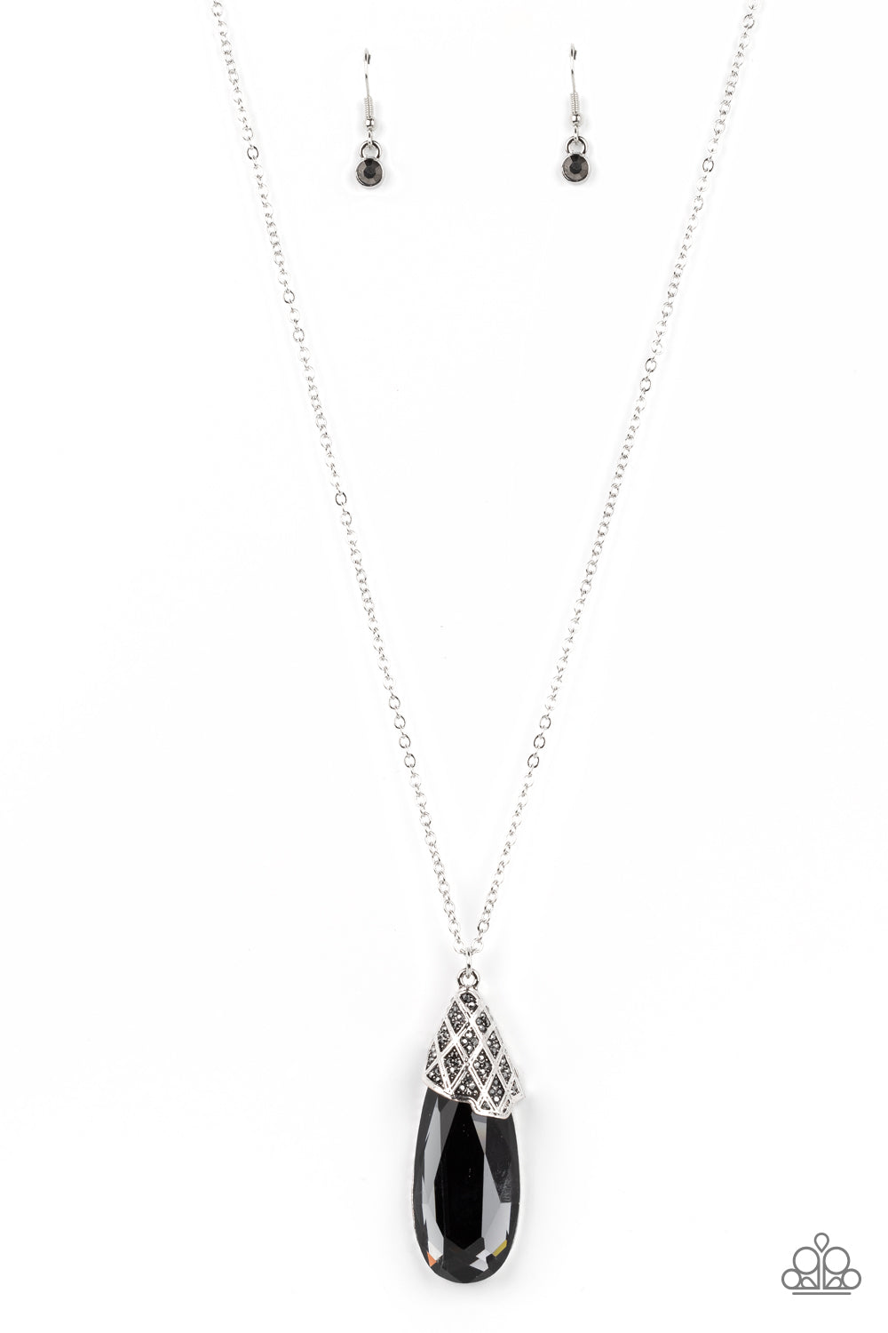 Dibs on the Dazzle - Silver Paparazzi Necklace