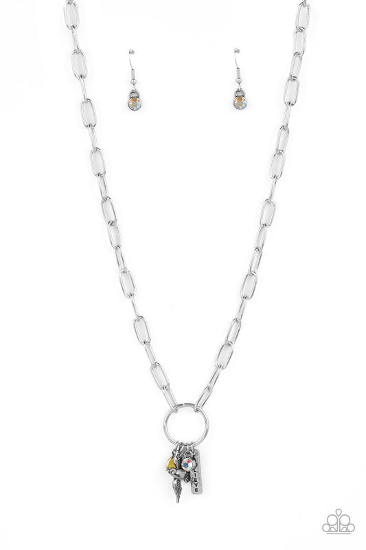 Inspired Songbird - Yellow Paparazzi Necklace