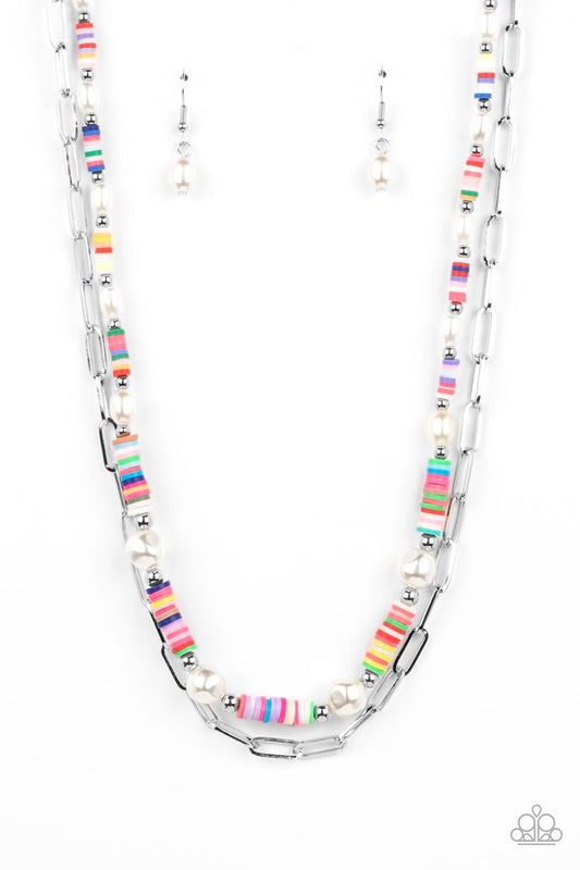 Tidal Trendsetter - Multi Paparazzi Necklace