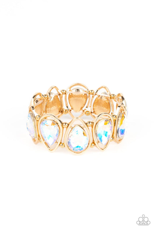 The Sparkle Society - Gold Paparazzi Bracelet
