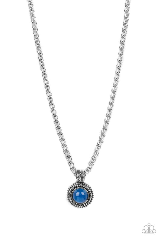 Pendant Dreams - Blue Paparazzi Urban Necklace