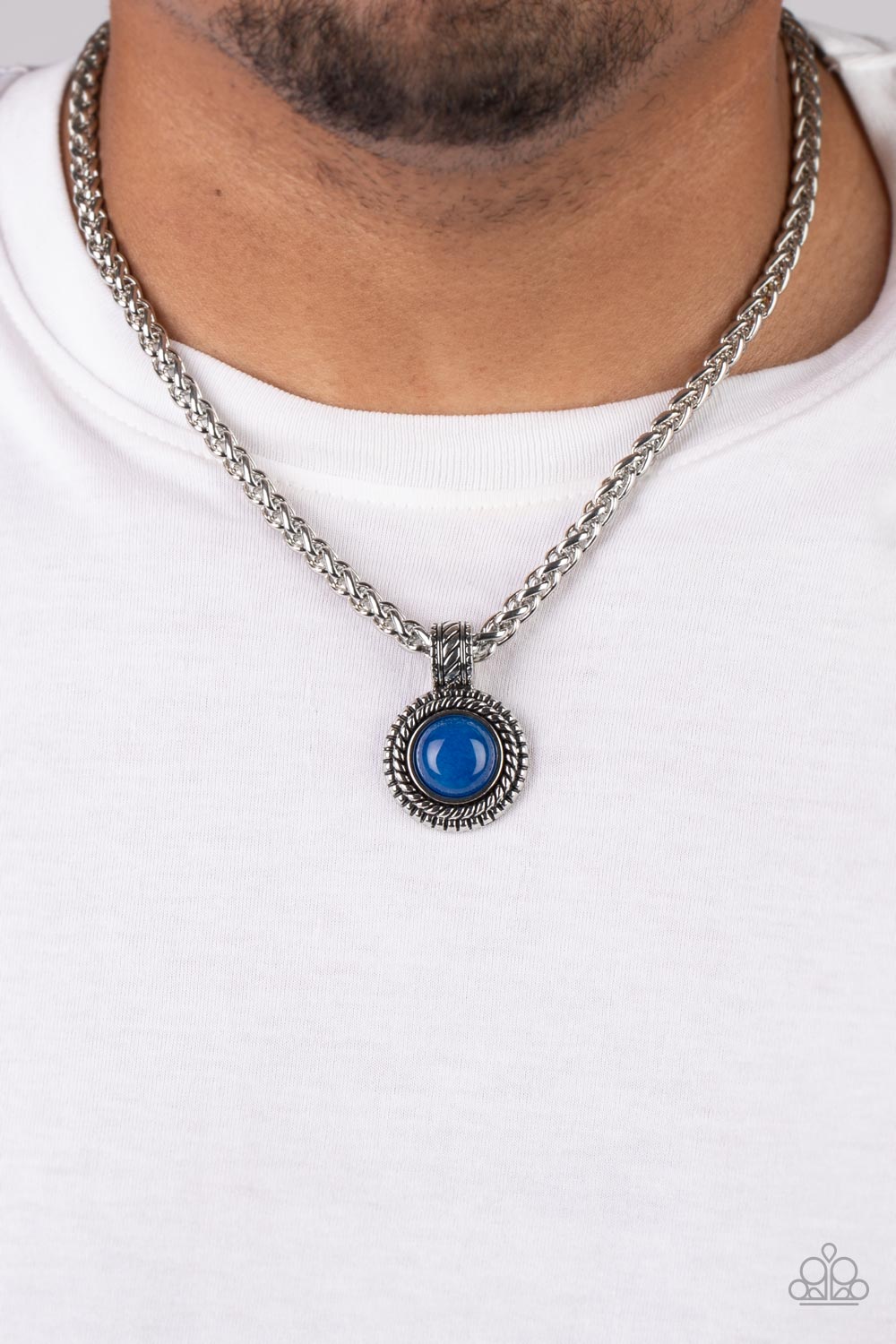 Pendant Dreams - Blue Paparazzi Urban Necklace