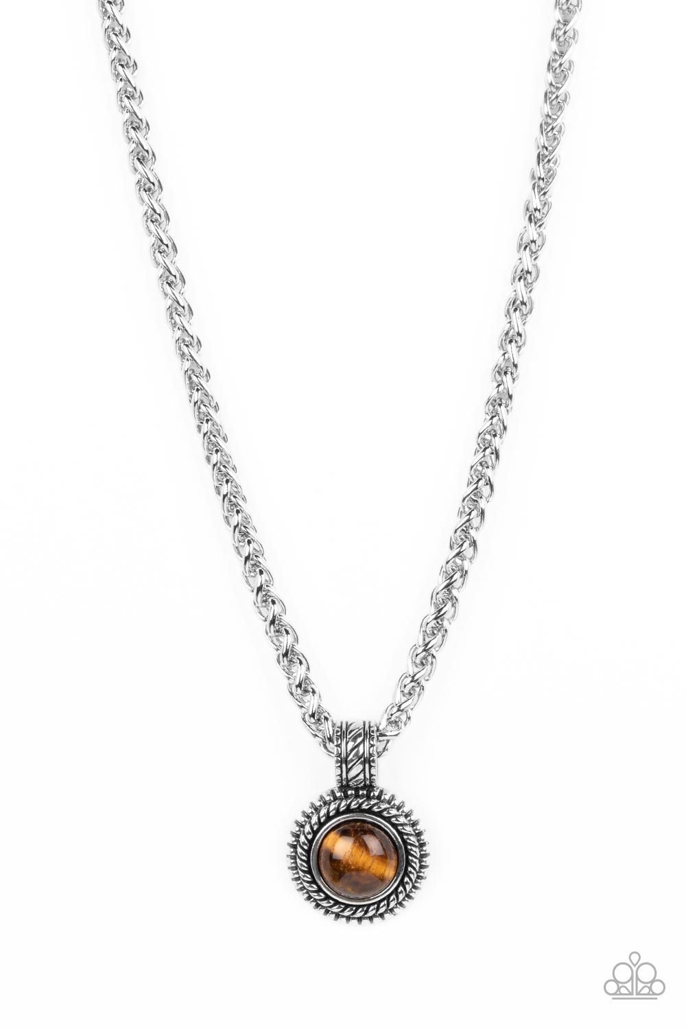 Pendant Dreams - Brown Paparazzi Urban Necklace