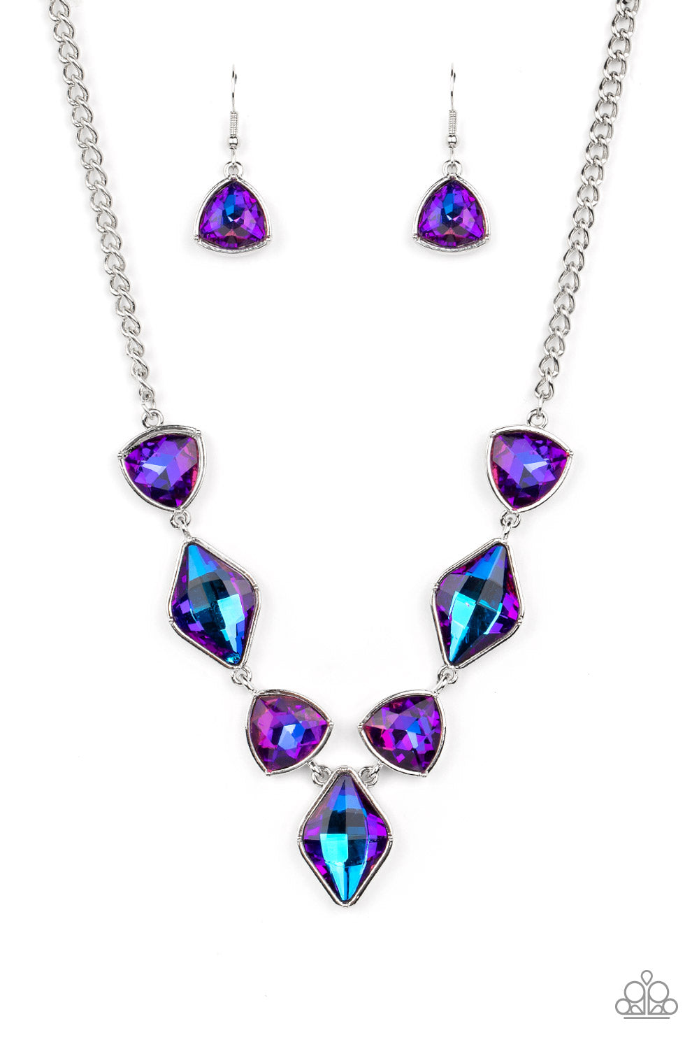 Glittering Geometrics - Purple Paparazzi Life of the Party 