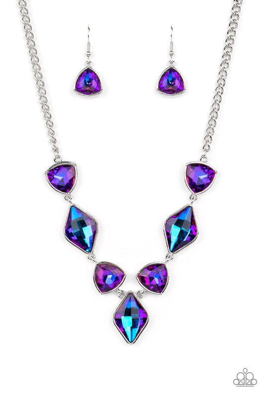 Glittering Geometrics - Purple Paparazzi Life of the Party 