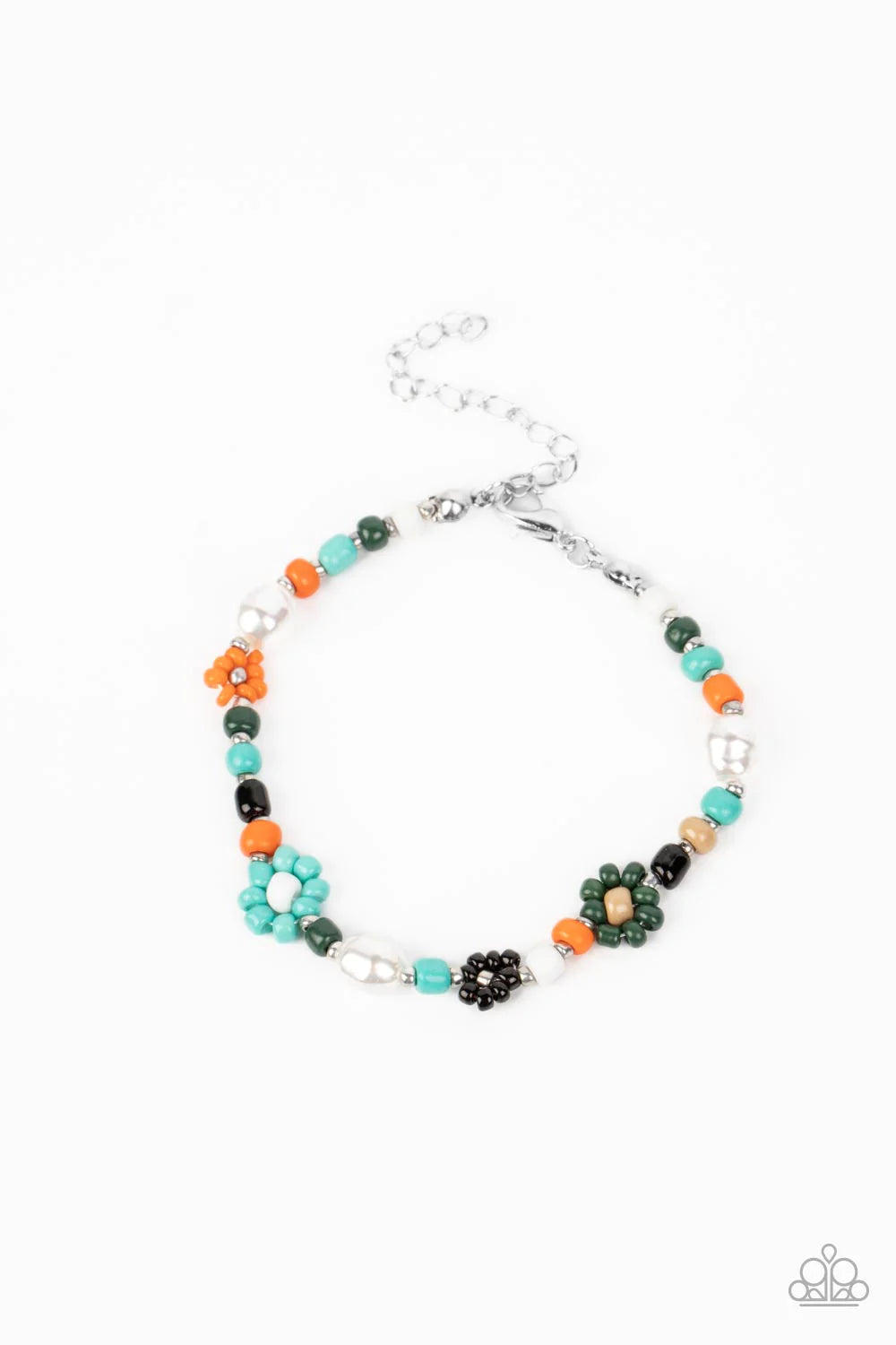 Groovy Gerberas Blue Paparazzi Bracelet