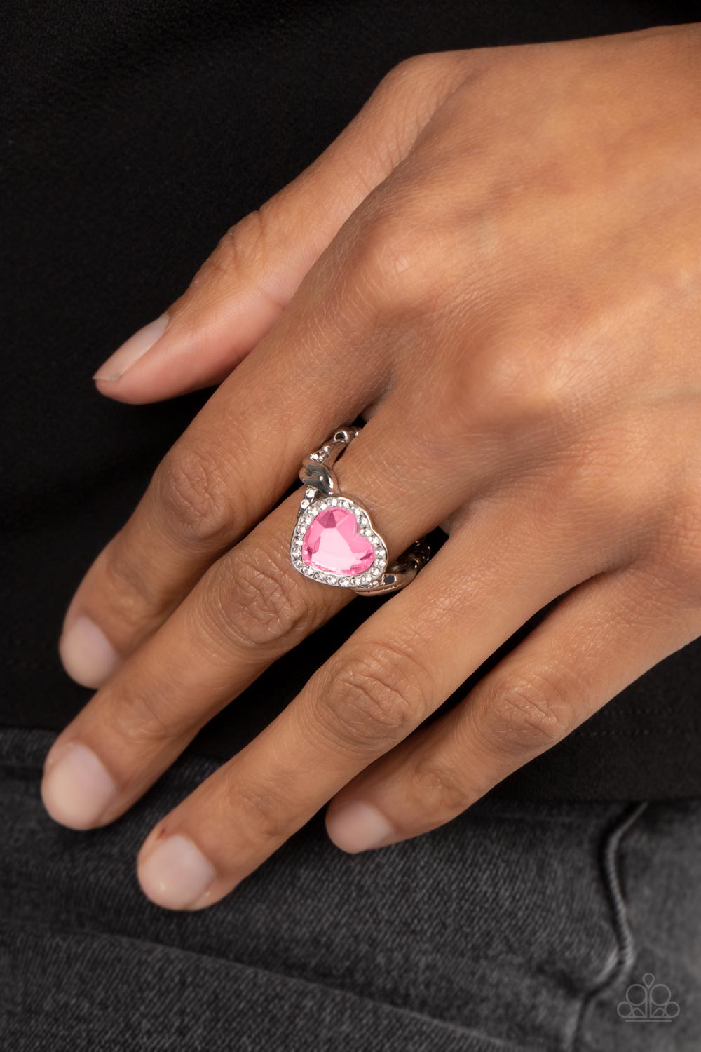 Committed to Cupid - Pink Paparazzi Ring