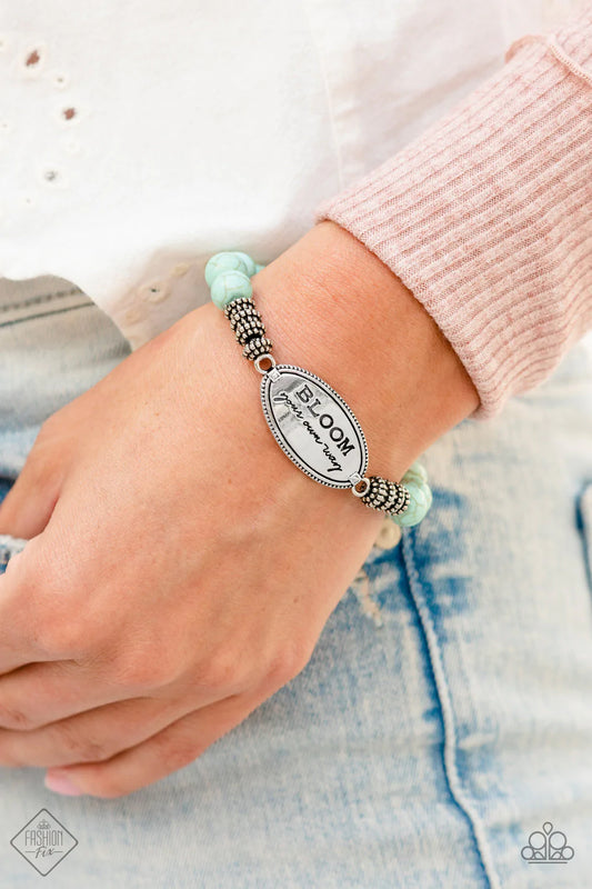 Bedouin Bloom Blue Paparazzi Fashion Fix Bracelet