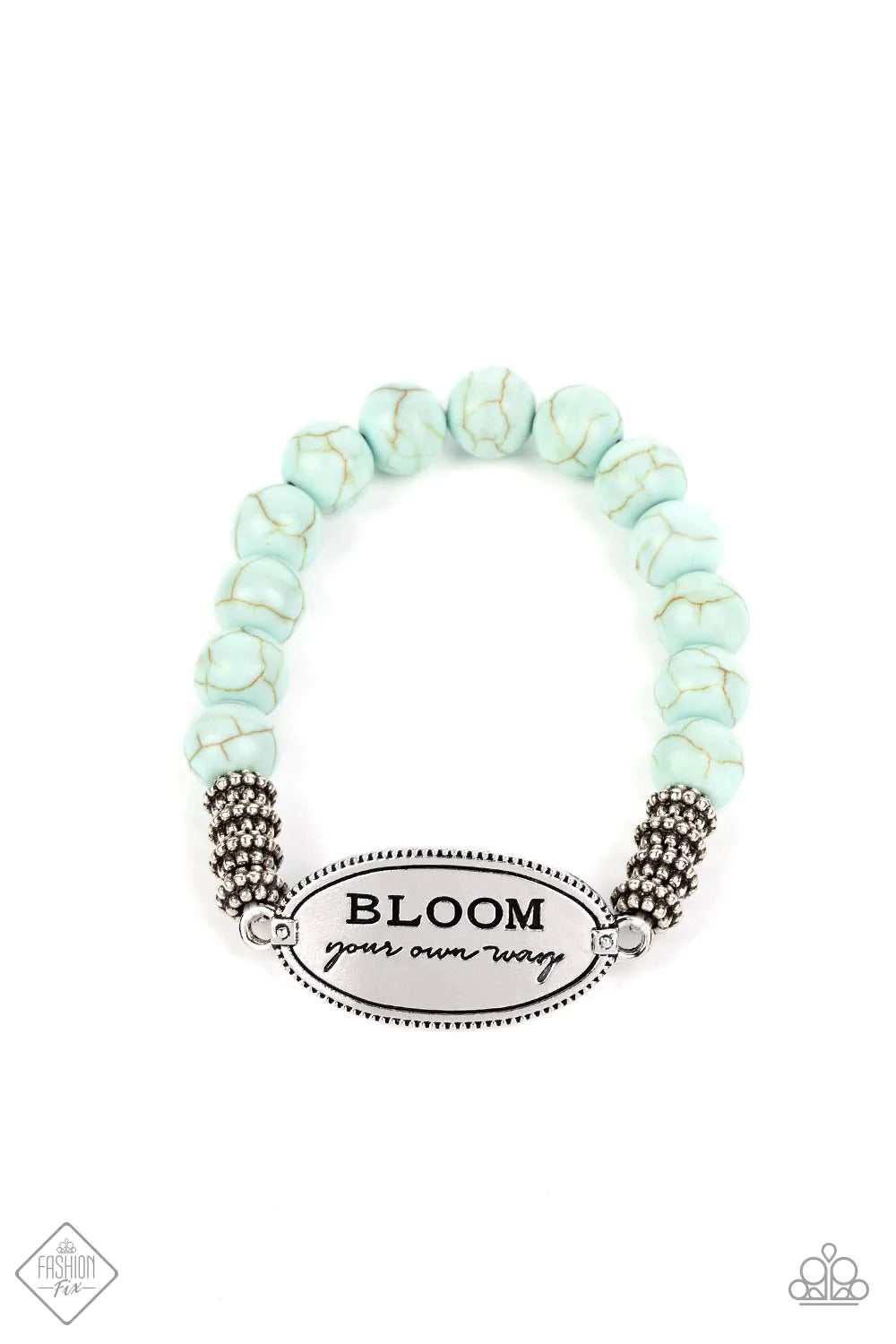 Bedouin Bloom Blue Paparazzi Fashion Fix Bracelet