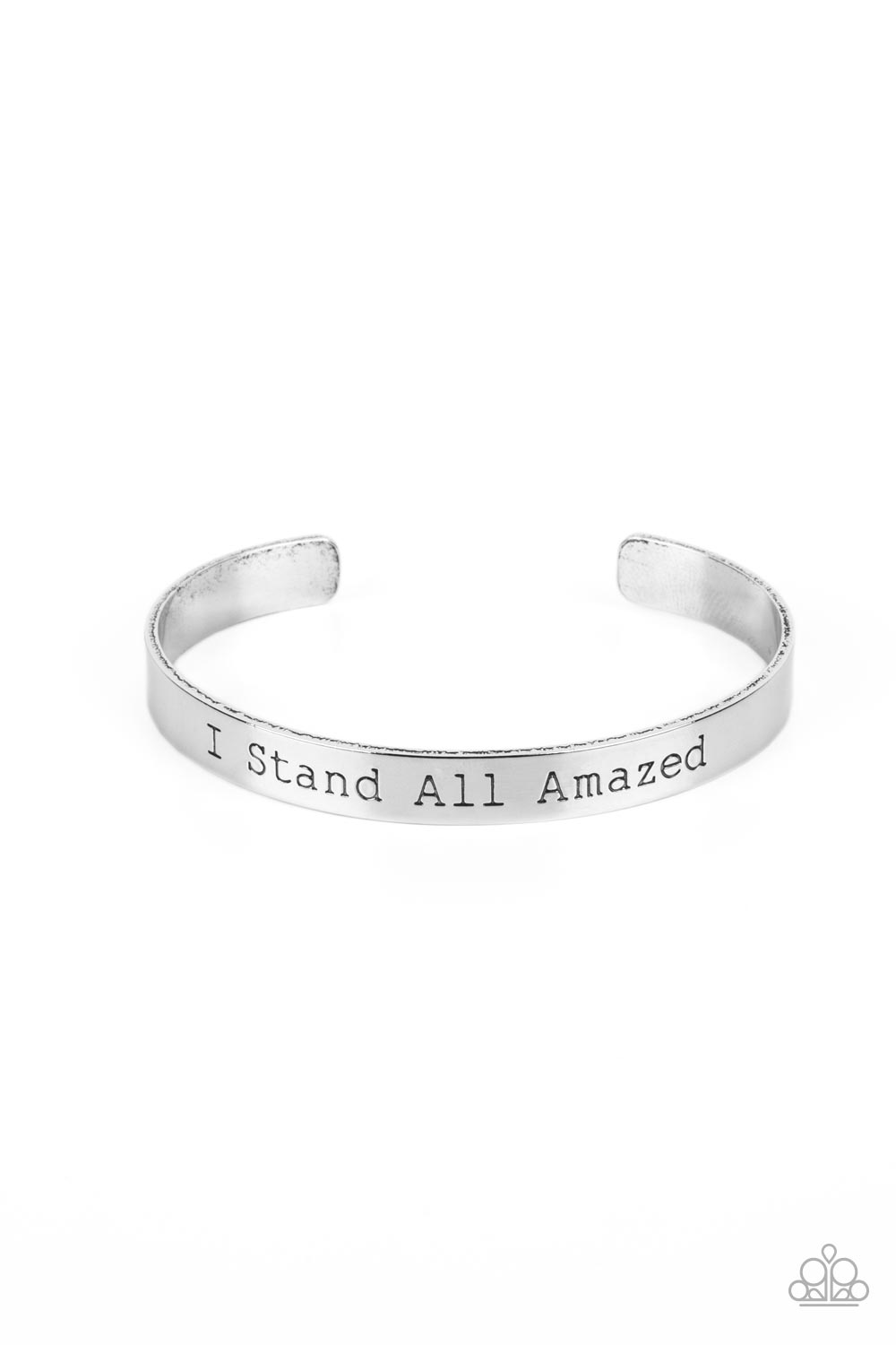 I Stand All Amazed - Silver Paparazzi Bracelet