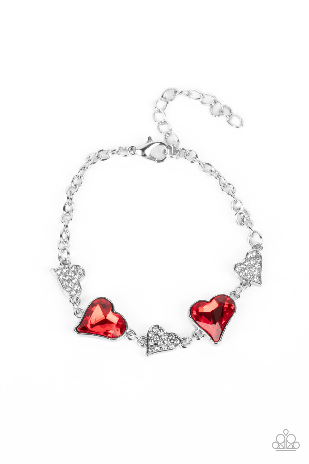 Cluelessly Crushing - Red Paparazzi Bracelet