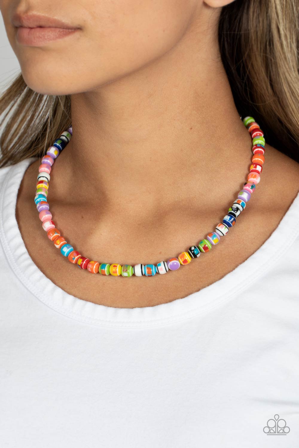 Gobstopper Glamour - Multi Paparazzi Necklace
