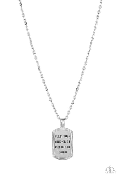 Empire State of Mind - Silver Paparazzi Urban Necklace