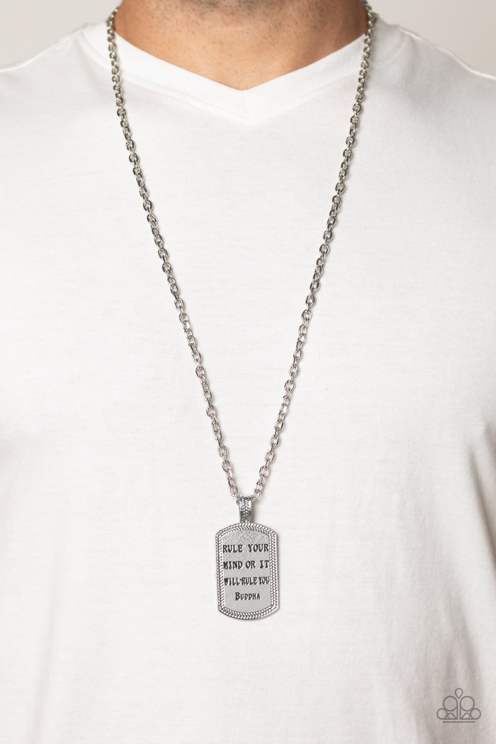 Empire State of Mind - Silver Paparazzi Urban Necklace