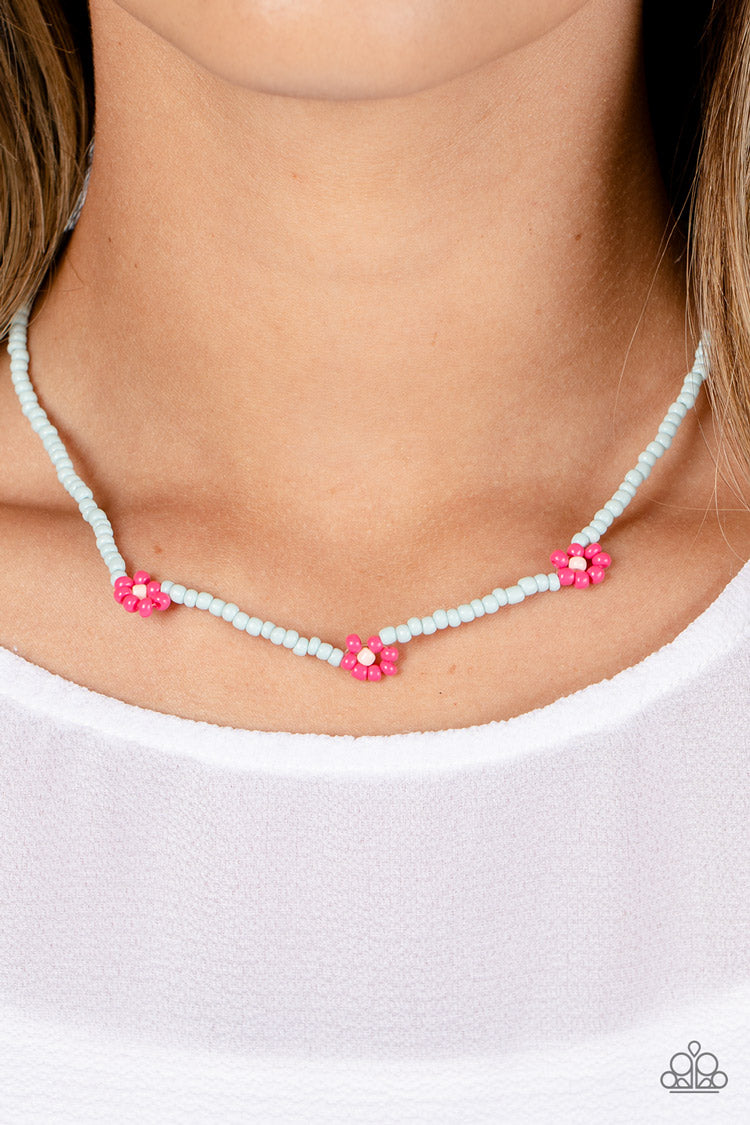 Bewitching Beading - Pink Paparazzi Necklace