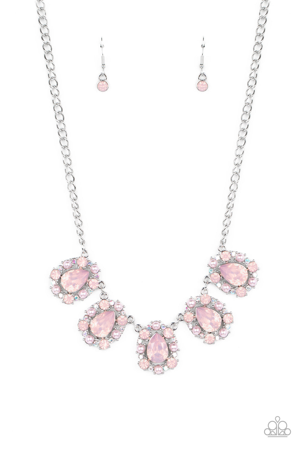 Pearly Pond - Pink Paparazzi Necklace