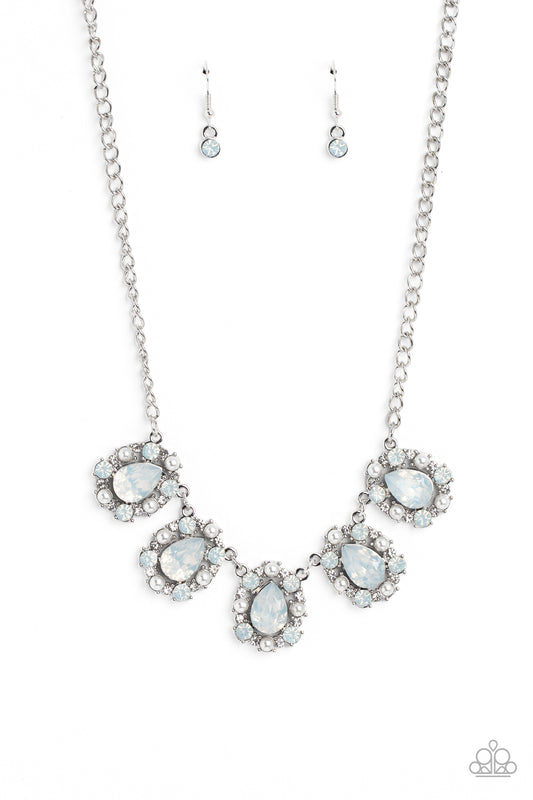 Pearly Pond - White Paparazzi Necklace