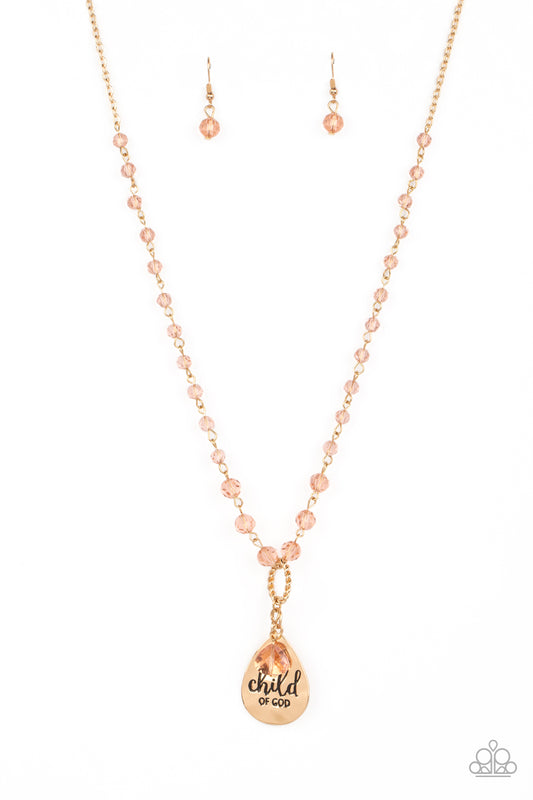 Divine Dance - Gold Paparazzi Necklace