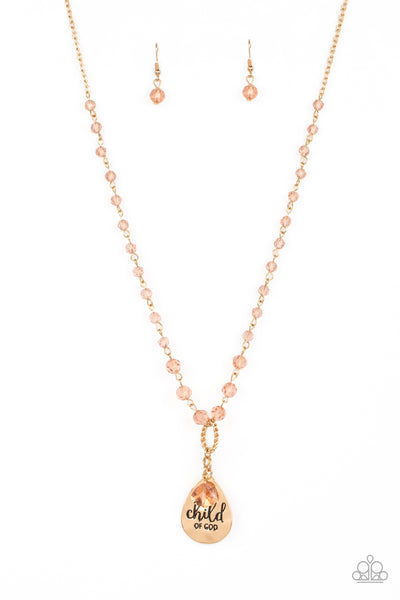 Divine Dance - Gold Paparazzi Necklace