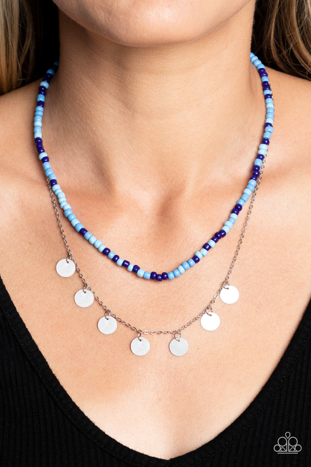 Comet Candy - Blue Paparazzi Necklace