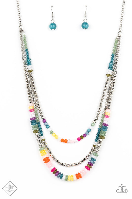 Newly Neverland Multi Paparazzi Fashion Fix Necklace