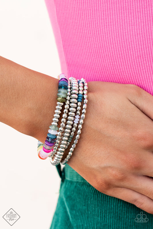 Pristine Pixie Dust Multi Paparazzi Fashion Fix Bracelet