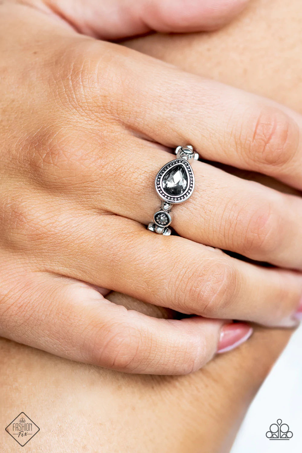 Artistic Artifact Silver Paparazzi Fashion Fix Ring