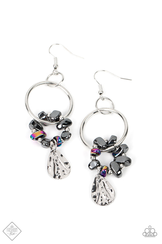 Fossil Flair - Multi Paparazzi Fashion Fix Earrings