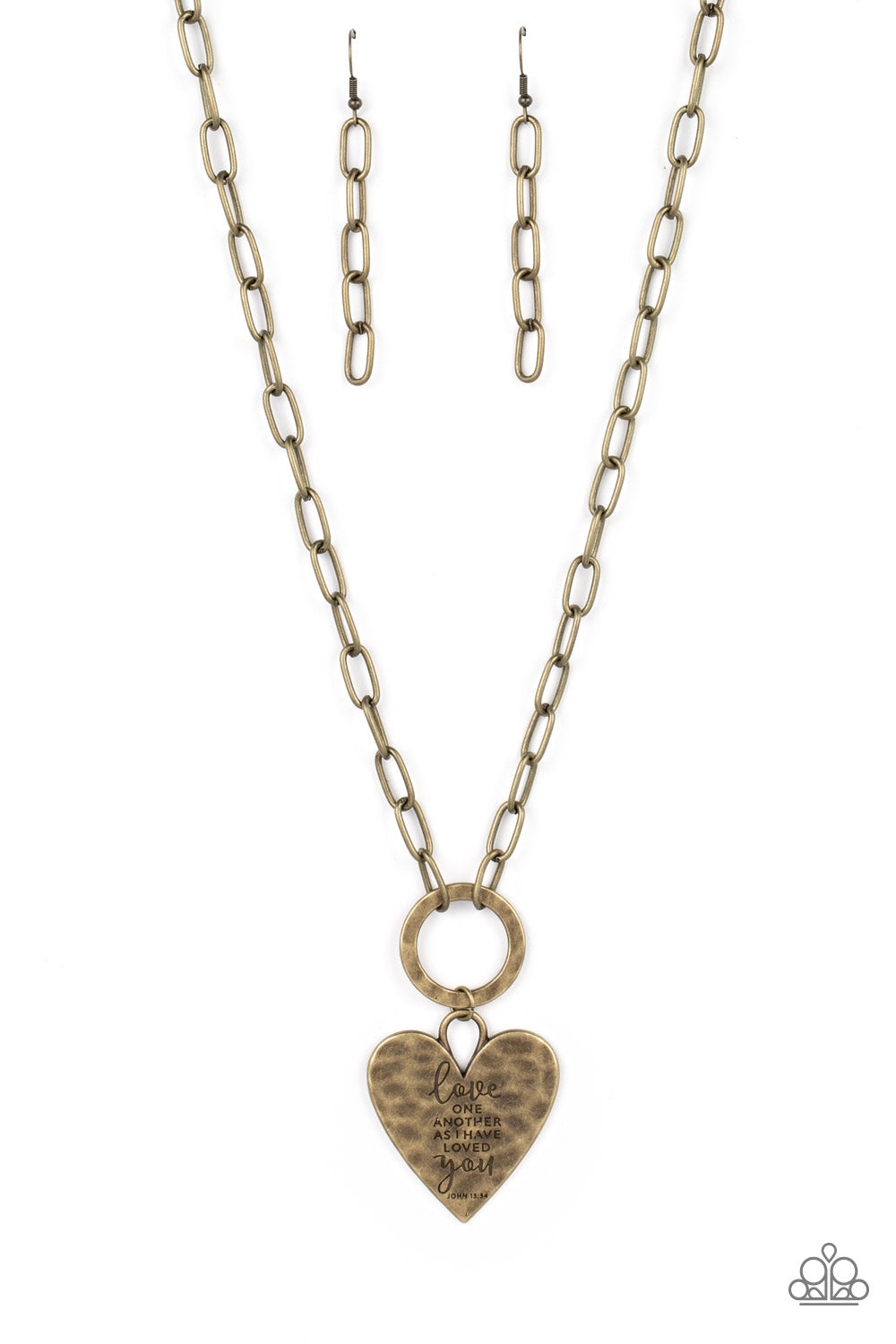 Brotherly Love - Brass Paparazzi Necklace